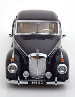 kk scale - 1:18 mercedes 300 se w188 coupe dark blue