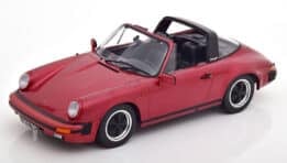 kk scale - 1:18 porsche 911 sc targa 1983 red metallic w/extra hardtop