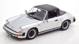 kk scale - 1:18 porsche 911 sc targa 1983 silver w/extra hardtop