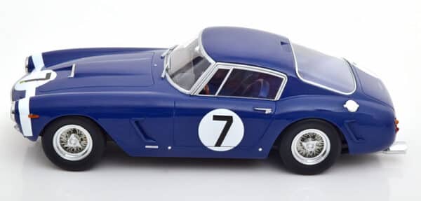 kk scale - 1:18 ferrari 250 gt swb #7 goodwood 1961