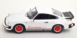kk scale - 1:18 porsche 911 carrera 3.2 white/red clubsport 1989