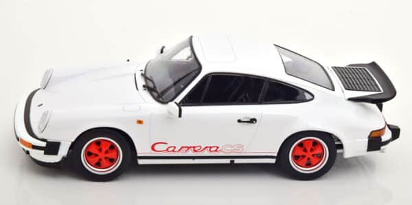 kk scale - 1:18 porsche 911 carrera 3.2 white/red clubsport 1989
