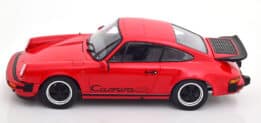 kk scale - 1:18 porsche 911 carrera 3.2 red/black clubsport 1989
