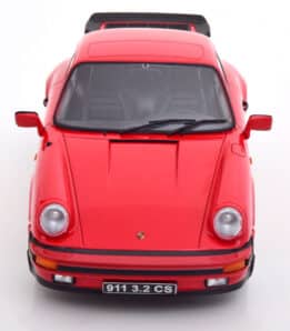 kk scale - 1:18 porsche 911 carrera 3.2 red/black clubsport 1989