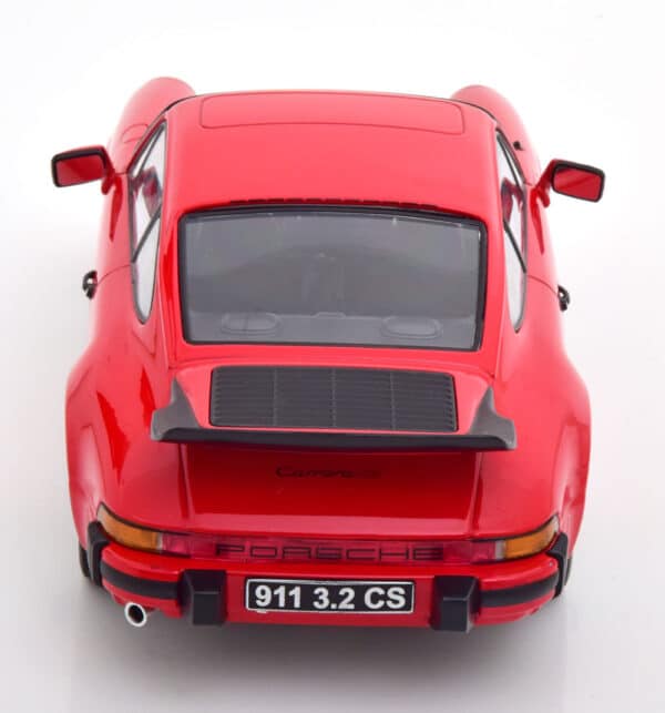 kk scale - 1:18 porsche 911 carrera 3.2 red/black clubsport 1989