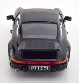kk scale - 1:18 porsche 911 carrera 3.2 black/red clubsport 1989