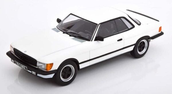kk scale - 1:18 mercedes-benz 500 slc 6.0 amg c107 white (1985)