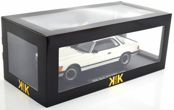 kk scale - 1:18 mercedes-benz 500 slc 6.0 amg c107 white (1985)