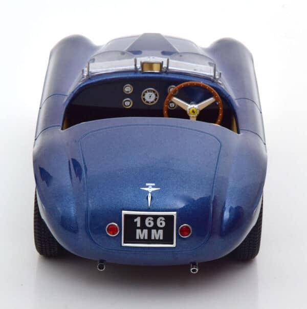 kk scale - 1:18 ferrari 166 mm barchetta 1949 blue metallic