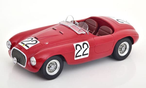 kk scale - 1:18 ferrari 166 mm barchetta winner 24h le mans 1949 chinetti/seldson
