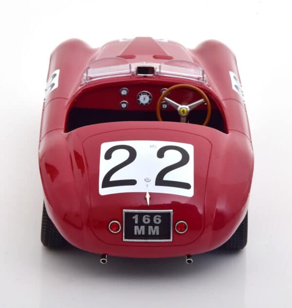 kk scale - 1:18 ferrari 166 mm barchetta winner 24h le mans 1949 chinetti/seldson