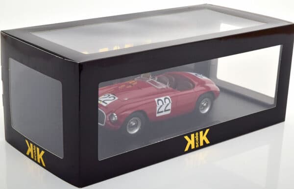 kk scale - 1:18 ferrari 166 mm barchetta winner 24h le mans 1949 chinetti/seldson