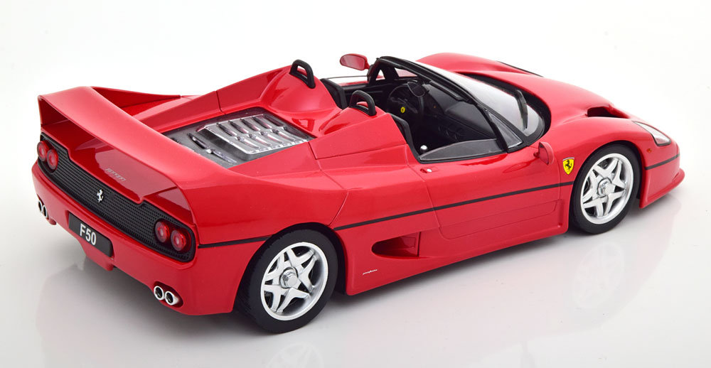 kk scale - 1:18 ferrari f50 cabrio red 1995