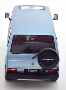 kk scale - 1:18 vw bus t3 syncro 1987 light blue metallic