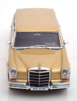 kk scale - 1:18 mercedes 600 lwb w100 pullman 1964 gold metallic