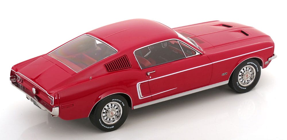 1:18 Ford Mustang GT Fastback 1968 Red - Diecast Model by KK Scale ...
