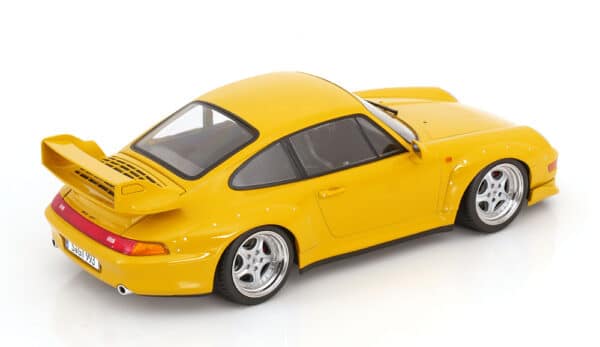 KK Scale 1:18 Porsche 911 (993) GT2 with Speedline Rims 1996 Yellow (KKDC181422S) Diecast Model 7 KK Scale 1:18 Porsche 911 (993) GT2 with Speedline Rims 1996 Yellow (KKDC181422S) Diecast Model