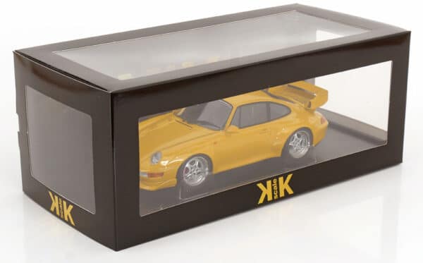 KK Scale 1:18 Porsche 911 (993) GT2 with Speedline Rims 1996 Yellow (KKDC181422S) Diecast Model 11 KK Scale 1:18 Porsche 911 (993) GT2 with Speedline Rims 1996 Yellow (KKDC181422S) Diecast Model