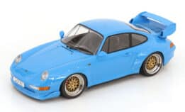 KK Scale – 1:18 Porsche 911 (993) GT2 with BBS Rims 1996 Light Blue – Diecast Model