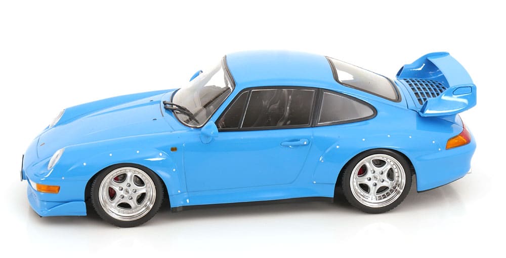 KK Scale 1:18 Porsche 911 (993) GT2 with Speedline Rims 1996 Light Blue (KKDC181423S) Diecast Model 3 KK Scale 1:18 Porsche 911 (993) GT2 with Speedline Rims 1996 Light Blue (KKDC181423S) Diecast Model - Image 3