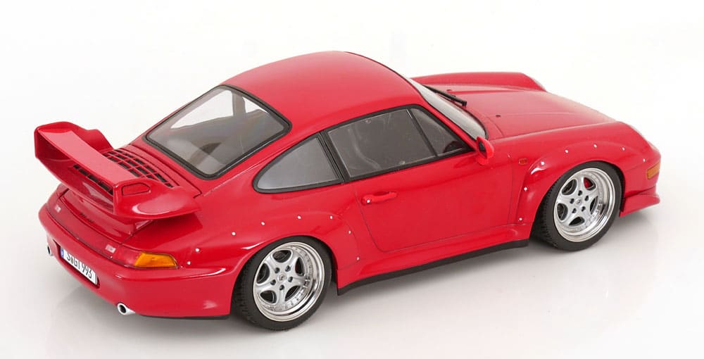 KK Scale 1:18 Porsche 911 (993) GT2 Speedline Rims 1996 Red (KKDC181425S) Diecast Model 2 KK Scale 1:18 Porsche 911 (993) GT2 Speedline Rims 1996 Red (KKDC181425S) Diecast Model - Image 2