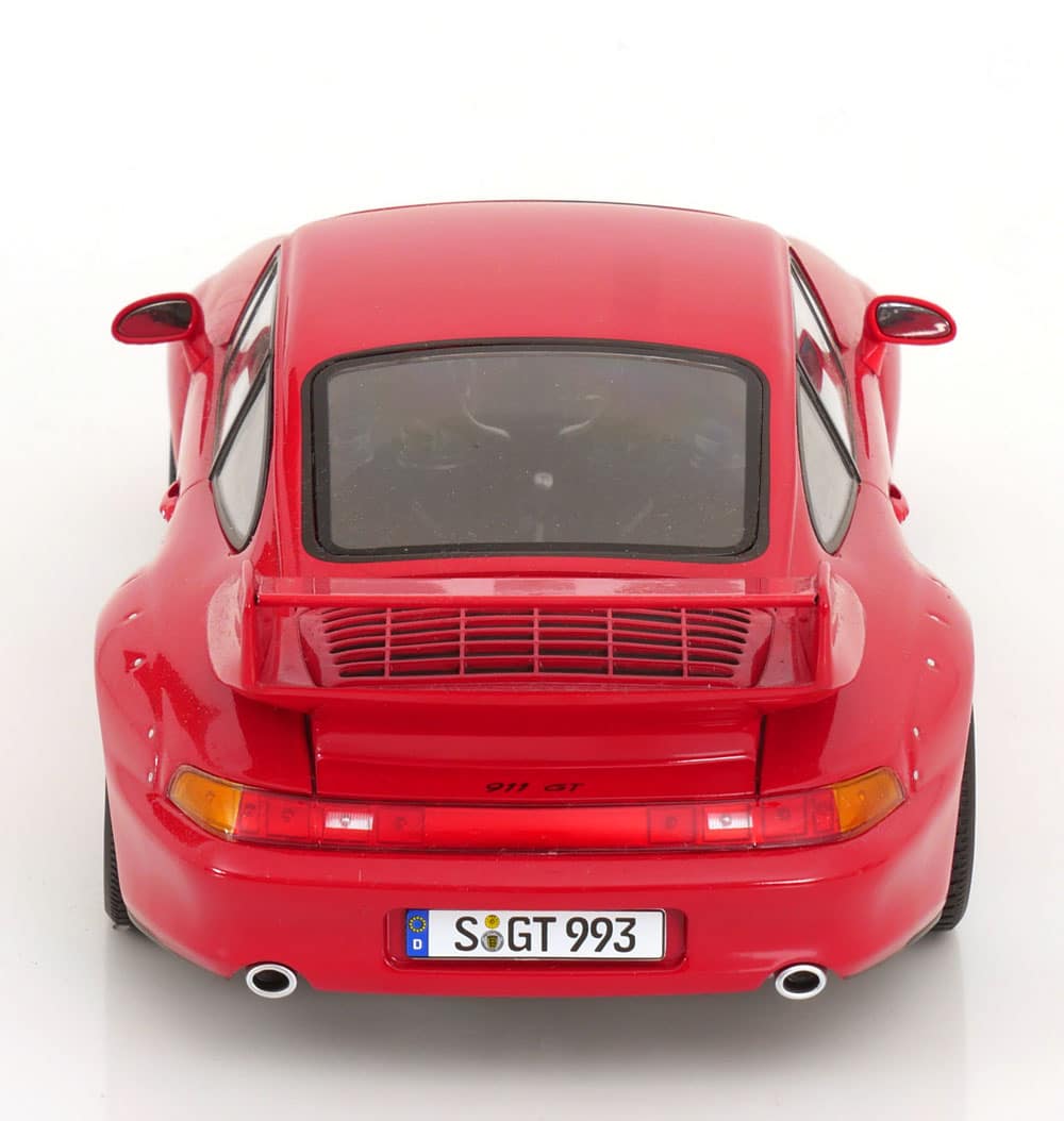 KK Scale 1:18 Porsche 911 (993) GT2 Speedline Rims 1996 Red (KKDC181425S) Diecast Model 5 KK Scale 1:18 Porsche 911 (993) GT2 Speedline Rims 1996 Red (KKDC181425S) Diecast Model - Image 5