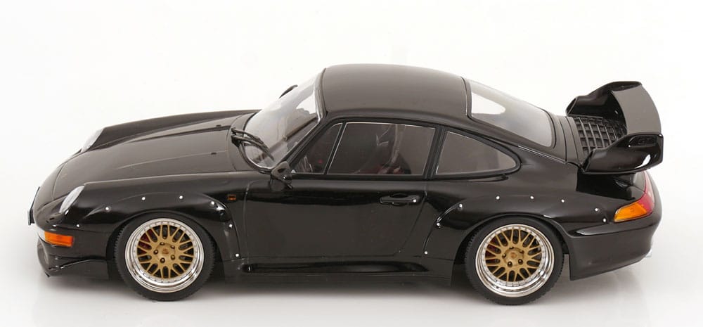 KK Scale 1:18 Porsche 911 (993) GT2 BBS Rims 1996 Black (KKDC181426B) Diecast Model 3 KK Scale 1:18 Porsche 911 (993) GT2 BBS Rims 1996 Black (KKDC181426B) Diecast Model - Image 3