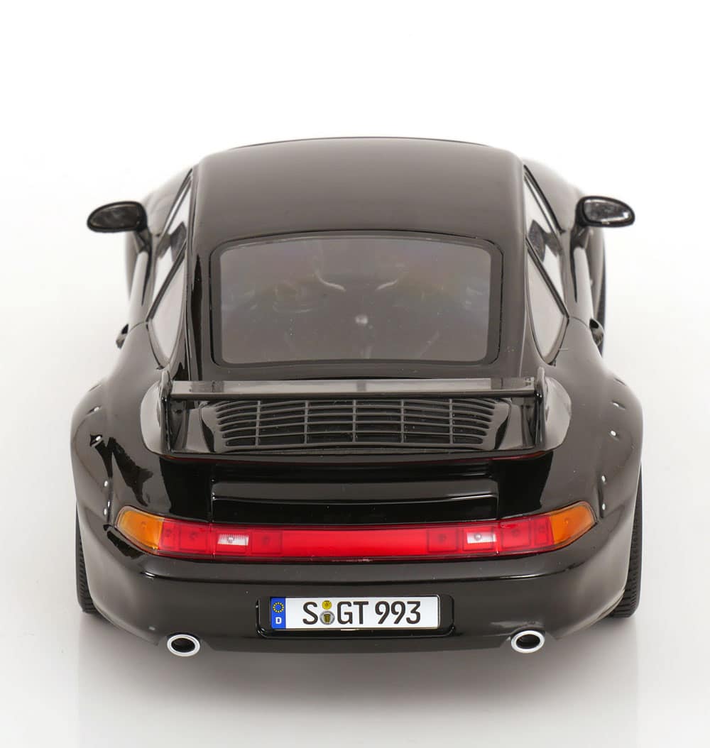 KK Scale 1:18 Porsche 911 (993) GT2 BBS Rims 1996 Black (KKDC181426B) Diecast Model 5 KK Scale 1:18 Porsche 911 (993) GT2 BBS Rims 1996 Black (KKDC181426B) Diecast Model - Image 5
