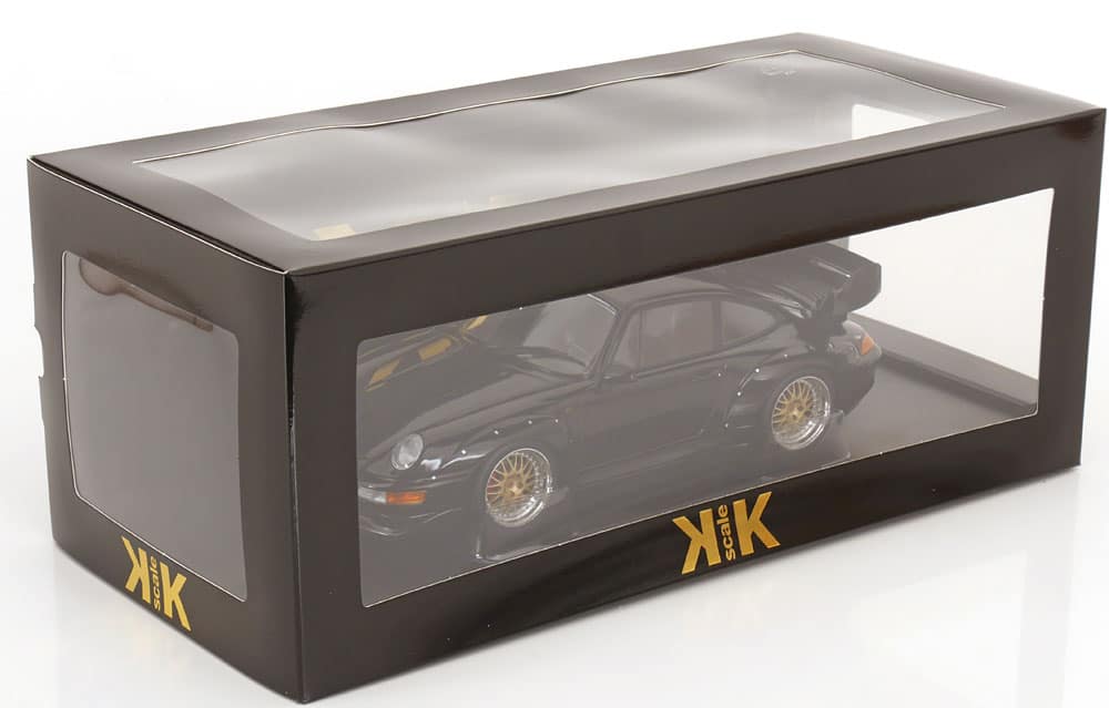 KK Scale 1:18 Porsche 911 (993) GT2 BBS Rims 1996 Black (KKDC181426B) Diecast Model 6 KK Scale 1:18 Porsche 911 (993) GT2 BBS Rims 1996 Black (KKDC181426B) Diecast Model - Image 6