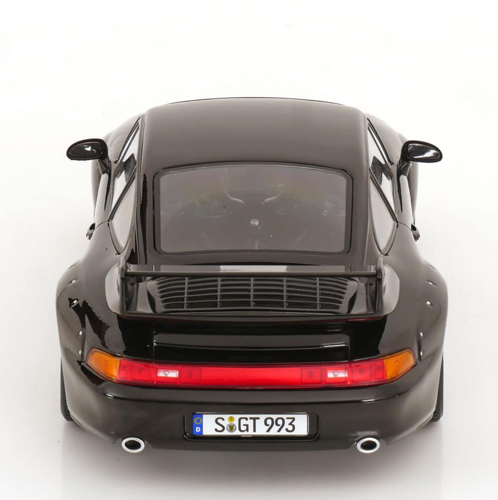 KK Scale 1:18 Porsche 911 (993) GT2 Speedline Rims 1996 Black (KKDC181426S) Diecast Model 5 KK Scale 1:18 Porsche 911 (993) GT2 Speedline Rims 1996 Black (KKDC181426S) Diecast Model - Image 5