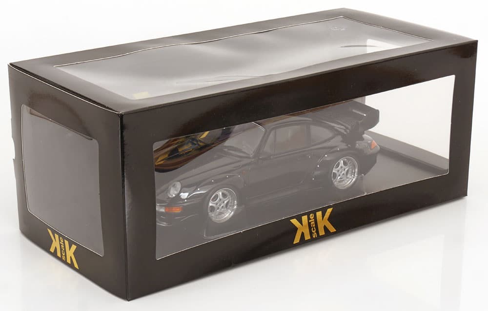 KK Scale 1:18 Porsche 911 (993) GT2 Speedline Rims 1996 Black (KKDC181426S) Diecast Model 6 KK Scale 1:18 Porsche 911 (993) GT2 Speedline Rims 1996 Black (KKDC181426S) Diecast Model - Image 6