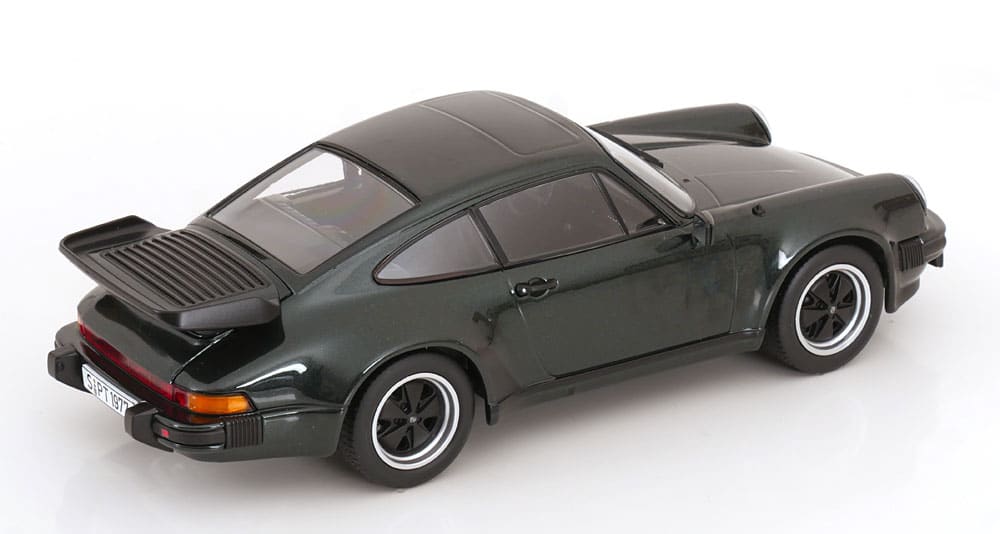 KK Scale 1:18 Porsche 911 (930) Turbo 3.3 1977 Dark Green Metallic (KKDC181441) Diecast Model 2 KK Scale 1:18 Porsche 911 (930) Turbo 3.3 1977 Dark Green Metallic (KKDC181441) Diecast Model - Image 2