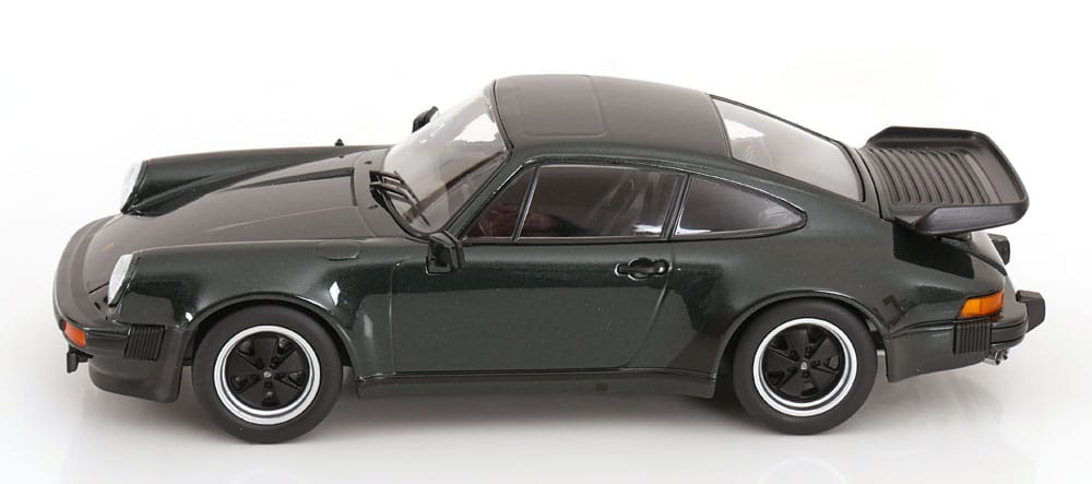KK Scale 1:18 Porsche 911 (930) Turbo 3.3 1977 Dark Green Metallic (KKDC181441) Diecast Model 3 KK Scale 1:18 Porsche 911 (930) Turbo 3.3 1977 Dark Green Metallic (KKDC181441) Diecast Model - Image 3