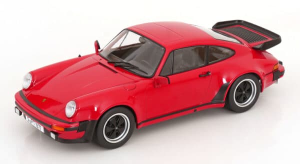 KK Scale 1:18 Porsche 911 (930) Turbo 3.3 1977 Red (KKDC181442) Diecast Model