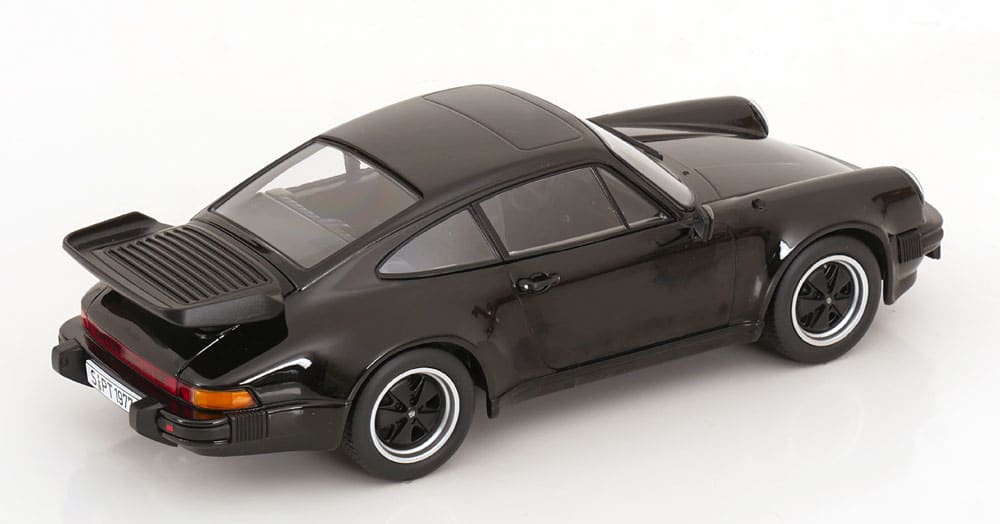 KK Scale 1:18 Porsche 911 (930) Turbo 3.3 1977 Black (KKDC181443) Diecast Model 2 KK Scale 1:18 Porsche 911 (930) Turbo 3.3 1977 Black (KKDC181443) Diecast Model - Image 2