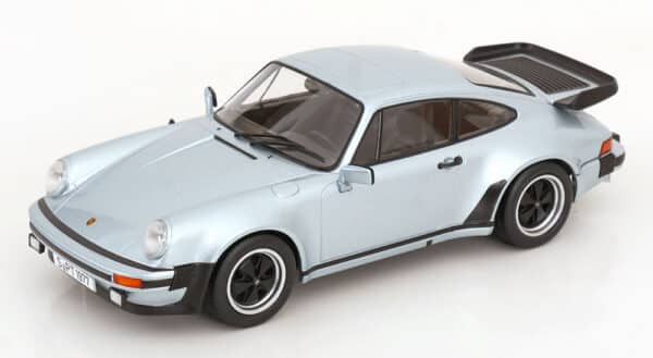 KK Scale 1:18 Porsche 911 (930) Turbo 3.3 1977 Silver (KKDC181444) Diecast Model
