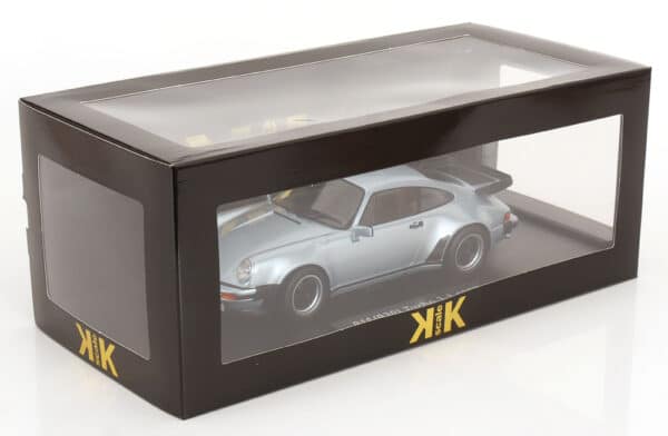 KK Scale 1:18 Porsche 911 (930) Turbo 3.3 1977 Silver (KKDC181444) Diecast Model 11 KK Scale 1:18 Porsche 911 (930) Turbo 3.3 1977 Silver (KKDC181444) Diecast Model