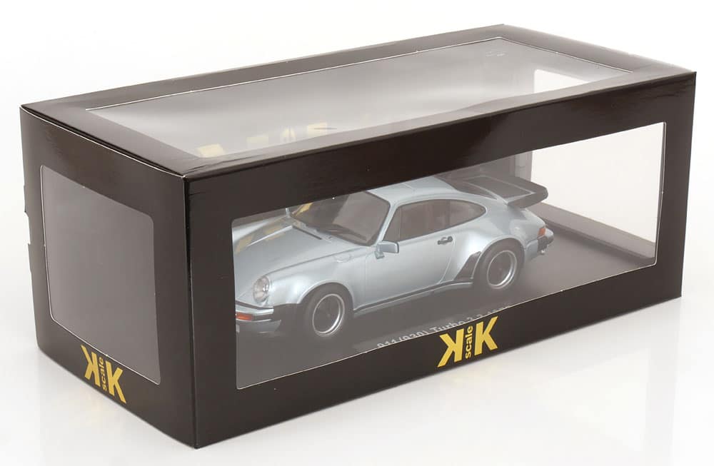 KK Scale 1:18 Porsche 911 (930) Turbo 3.3 1977 Silver (KKDC181444) Diecast Model 6 KK Scale 1:18 Porsche 911 (930) Turbo 3.3 1977 Silver (KKDC181444) Diecast Model - Image 6