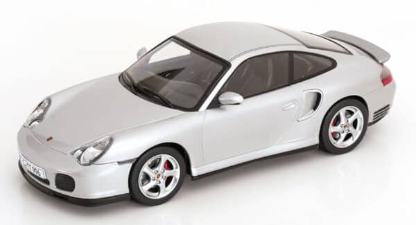 KK Scale 1:18 Porsche 911 (996) Turbo 2000 Silver (KKDC181471) Diecast Model