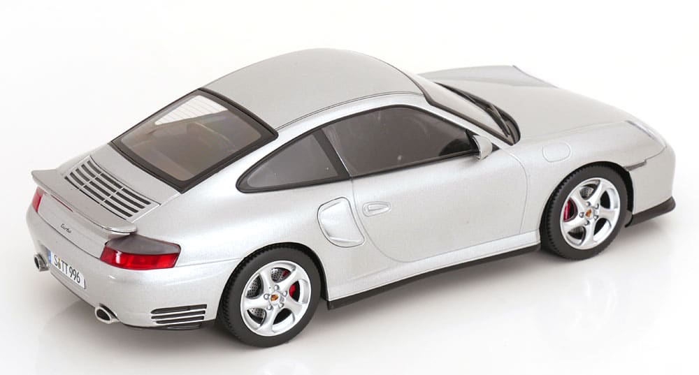 KK Scale 1:18 Porsche 911 (996) Turbo 2000 Silver (KKDC181471) Diecast Model 2 KK Scale 1:18 Porsche 911 (996) Turbo 2000 Silver (KKDC181471) Diecast Model - Image 2