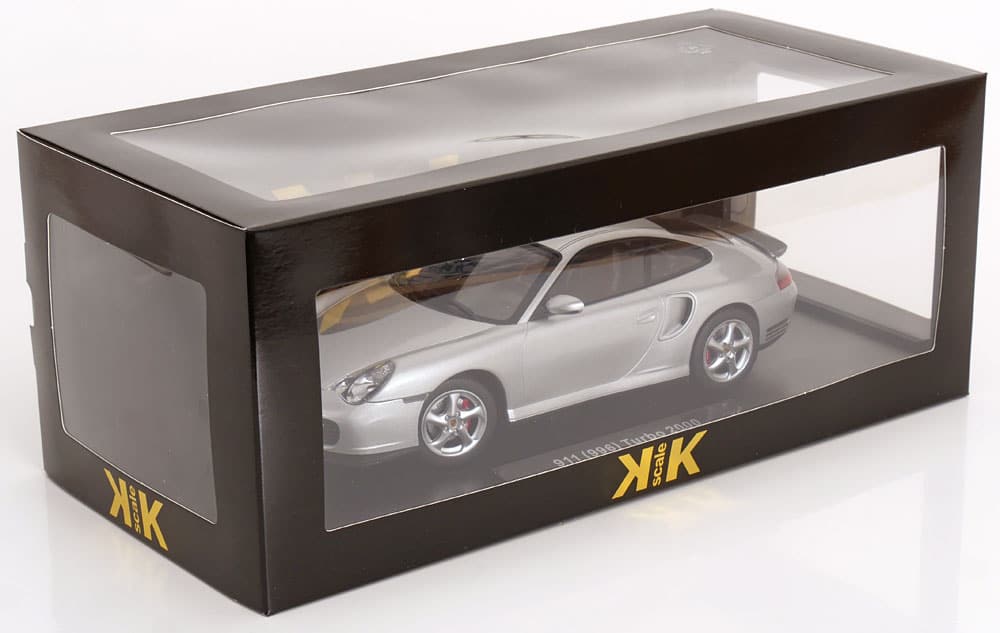 KK Scale 1:18 Porsche 911 (996) Turbo 2000 Silver (KKDC181471) Diecast Model 6 KK Scale 1:18 Porsche 911 (996) Turbo 2000 Silver (KKDC181471) Diecast Model - Image 6