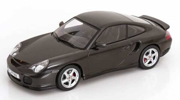 KK Scale 1:18 Porsche 911 (996) Turbo 2000 Black Metallic (KKDC181472) Diecast Model