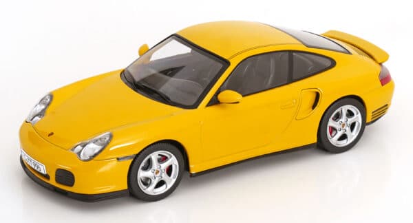 KK Scale 1:18 Porsche 911 (996) Turbo 2000 Yellow (KKDC181473) Diecast Model