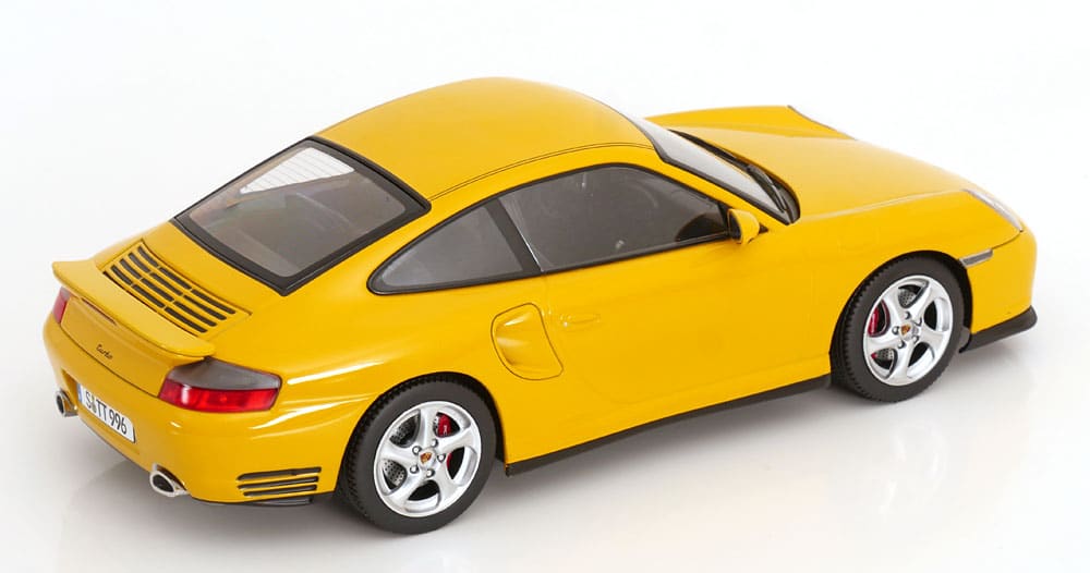 KK Scale 1:18 Porsche 911 (996) Turbo 2000 Yellow (KKDC181473) Diecast Model 2 KK Scale 1:18 Porsche 911 (996) Turbo 2000 Yellow (KKDC181473) Diecast Model - Image 2
