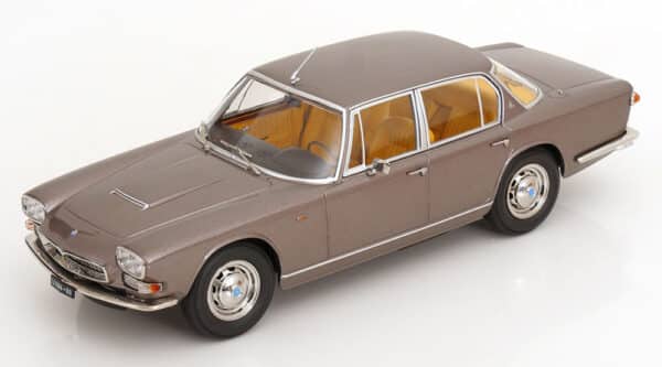 KK Scale 1:18 Maserati Quattroporte I 1965 Grey Metallic (KKDC181511) Diecast Model