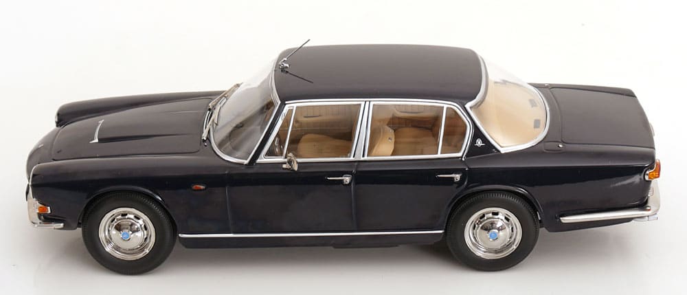 KK Scale 1:18 Maserati Quattroporte I 1965 Dark Blue (KKDC181513) Diecast Model 3 KK Scale 1:18 Maserati Quattroporte I 1965 Dark Blue (KKDC181513) Diecast Model - Image 3