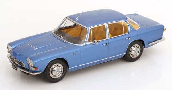 KK Scale 1:18 Maserati Quattroporte I 1965 Light Blue Metallic (KKDC181514) Diecast Model