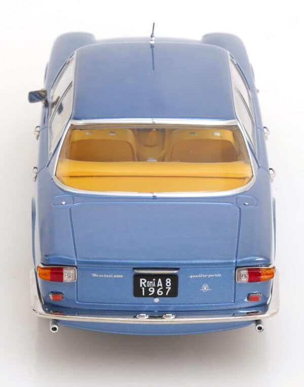 KK Scale 1:18 Maserati Quattroporte I 1965 Light Blue Metallic (KKDC181514) Diecast Model 10 KK Scale 1:18 Maserati Quattroporte I 1965 Light Blue Metallic (KKDC181514) Diecast Model