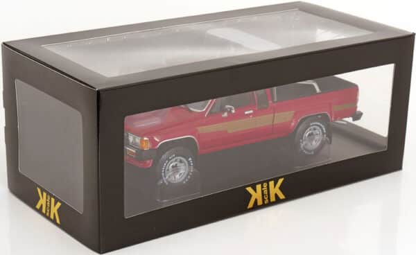 KK Scale 1:18 Toyota Hilux 1985 Red (KKDC181562) Diecast Model 11 KK Scale 1:18 Toyota Hilux 1985 Red (KKDC181562) Diecast Model