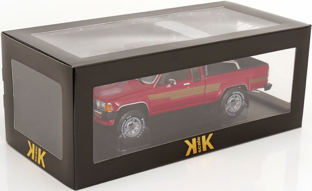 KK Scale 1:18 Toyota Hilux 1985 Red (KKDC181562) Diecast Model 6 KK Scale 1:18 Toyota Hilux 1985 Red (KKDC181562) Diecast Model - Image 6